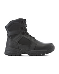 Kiwi Rugged Black Action Leather 7" Steel Toe Zipped Water Resistant Tactical Boots [60500]
