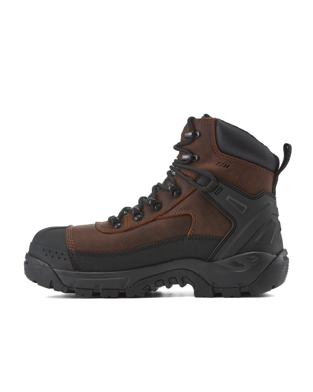 Kiwi ProGuard Brown Crazy Horse Leather Mid-Cut 6" Composite Toe Zipped Waterproof Tactical Boots [69200]