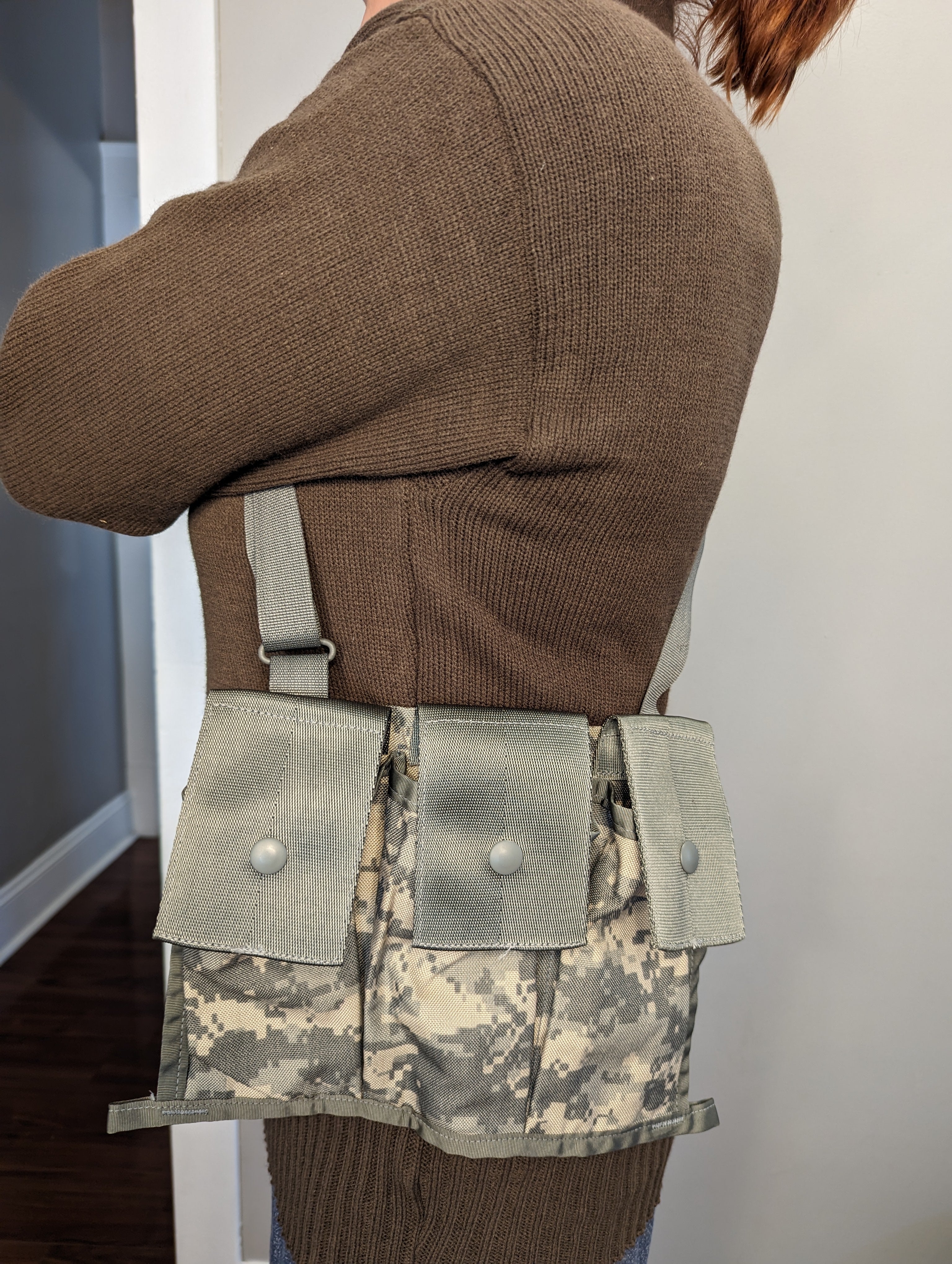 2 ACU Bandoleer Pouch MOLLE II Military Army Pouches Camo