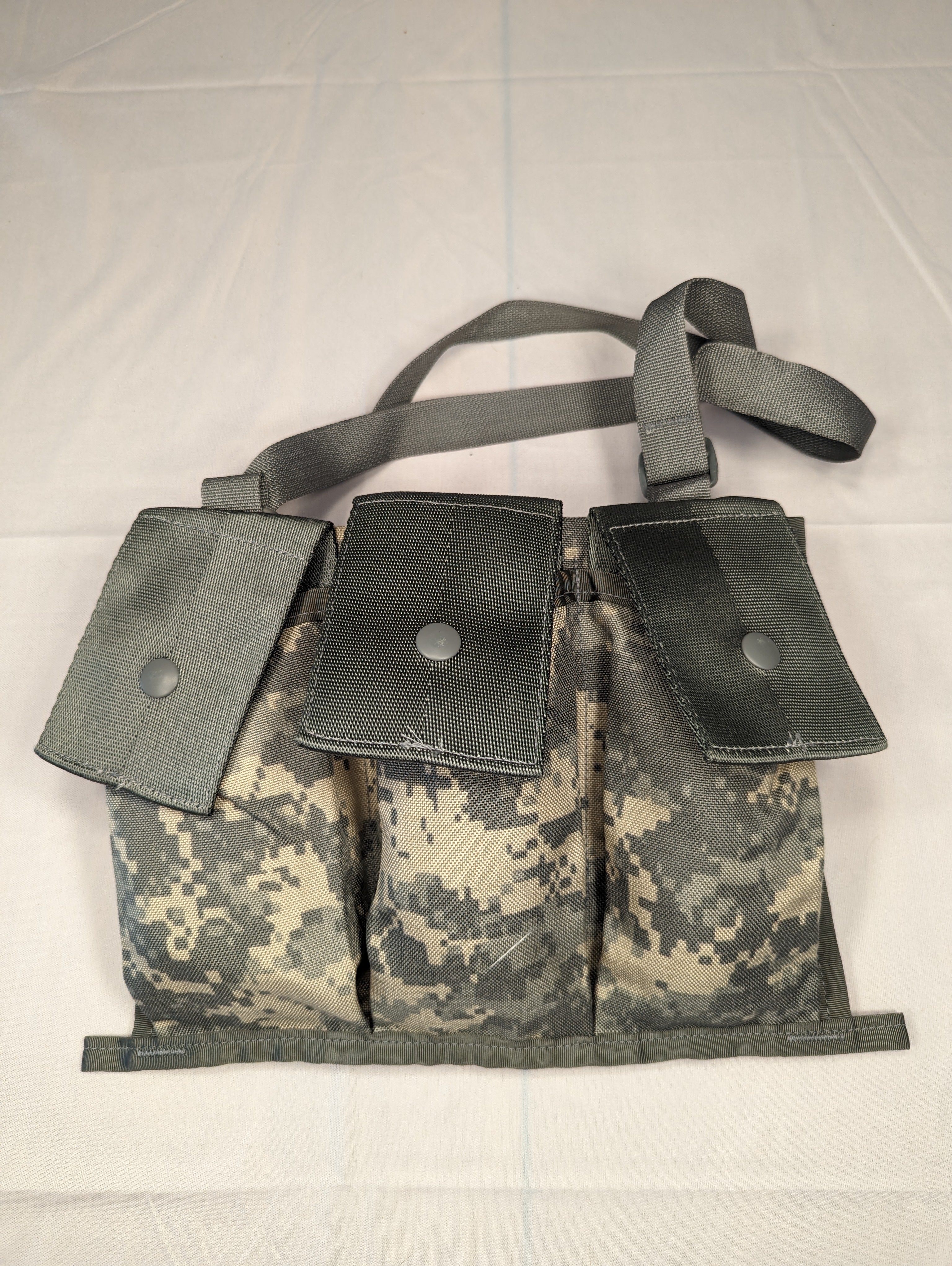 2 ACU Bandoleer Pouch MOLLE II Military Army Pouches Camo